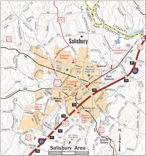distance to salisbury nc